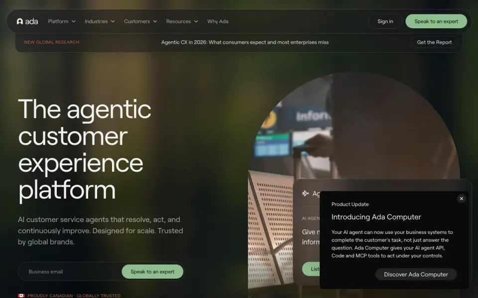 Ada's own site