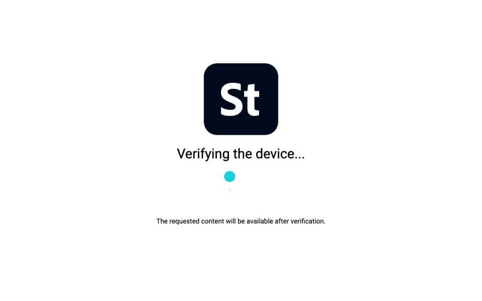 Adobe Stock's own site