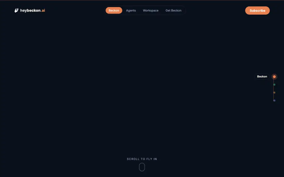 Beckon's own site