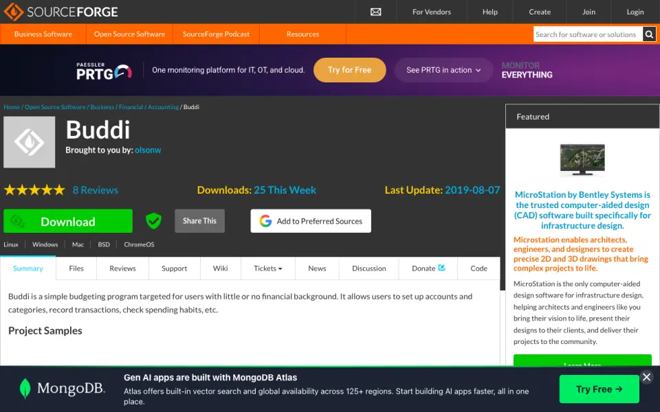 Buddi's own site