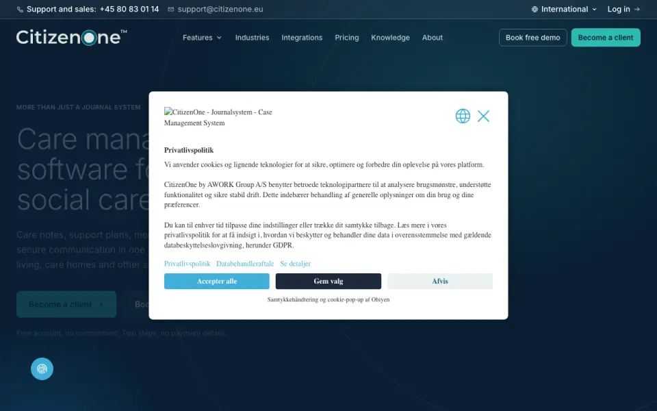CitizenOne's own site