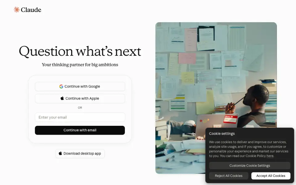 Claude's own site
