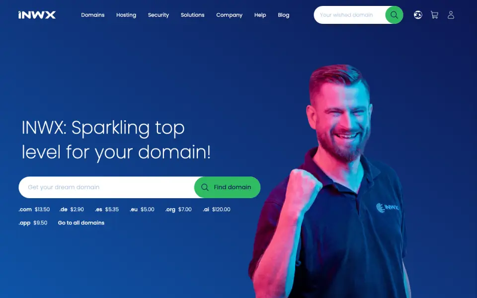 INWX's own site