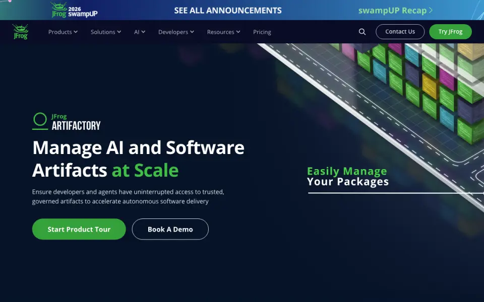 JFrog Artifactory's own site