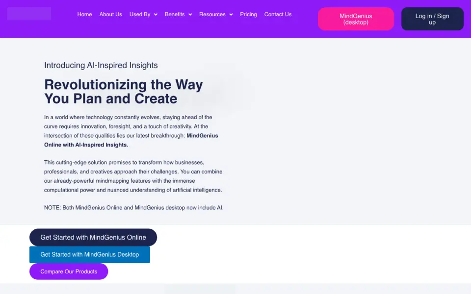 MindGenius's own site