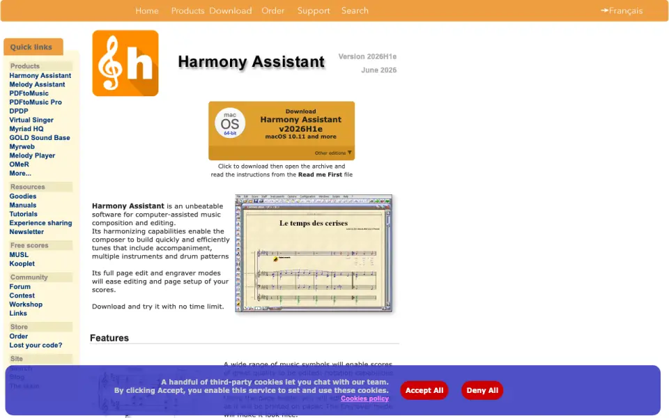 Harmony Assistant's own site