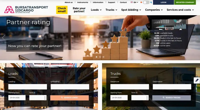 123cargo's own site