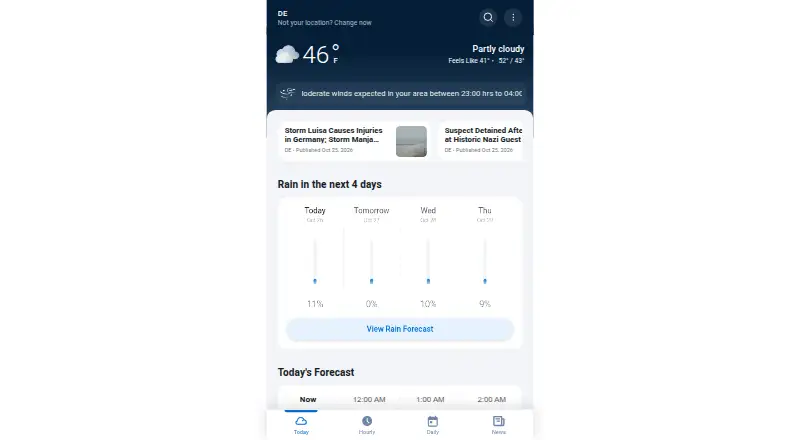 1Weather's own site