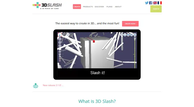 3D Slash's own site