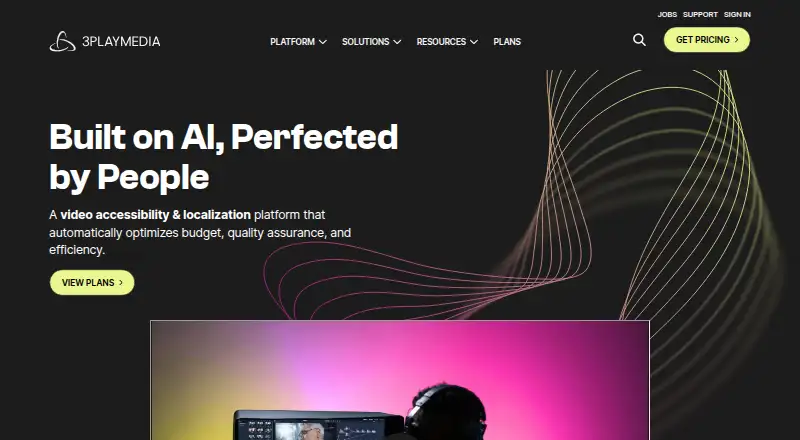 3Play Media's own site