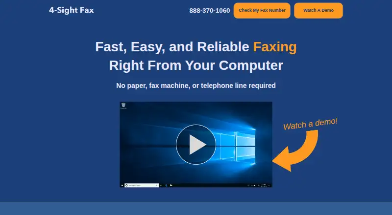 4-Sight Fax's own site