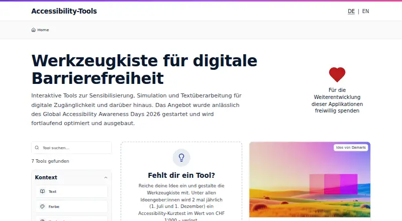 a11yTools's own site