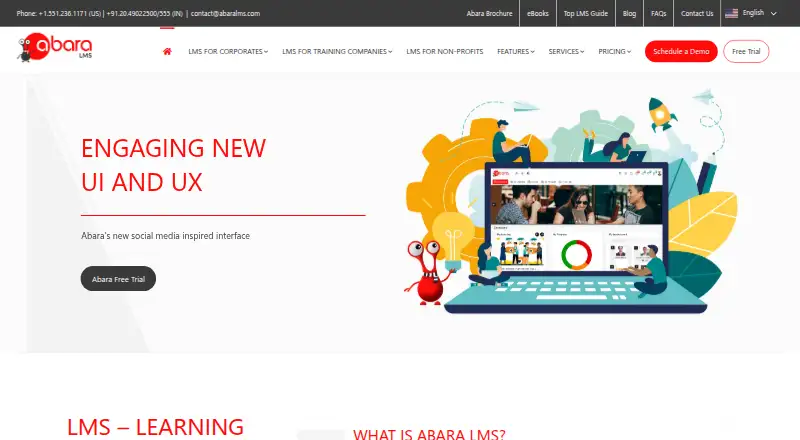 Abara LMS's own site