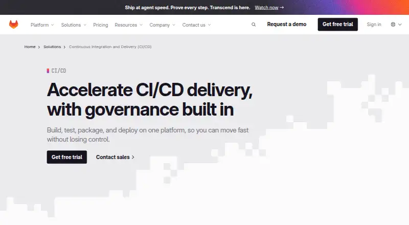 GitLab CI/CD's own site