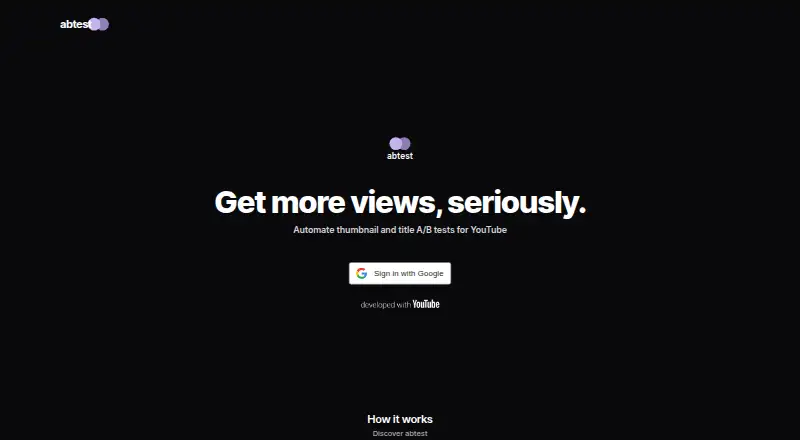 abtest's own site