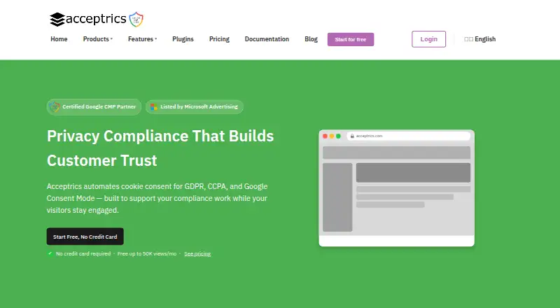 Acceptrics's own site