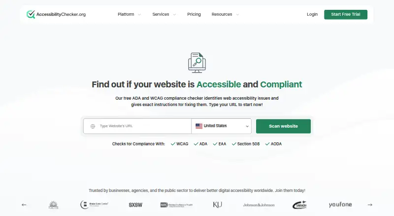 AccessibilityChecker.org's own site
