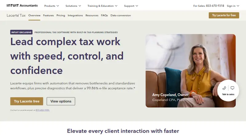 Lacerte Tax's own site
