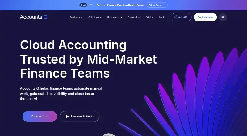 AccountsIQ's own site