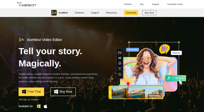 TunesKit AceMovi's own site
