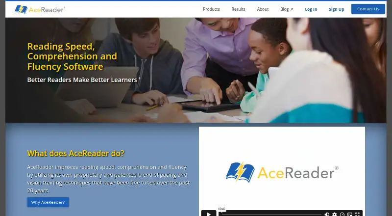 AceReader's own site