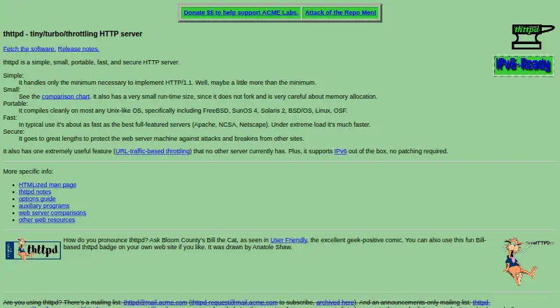thttpd's own site