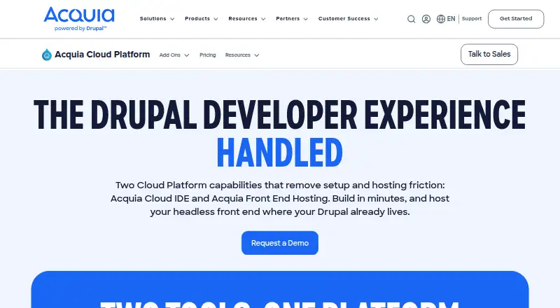 Acquia Cloud IDE's own site