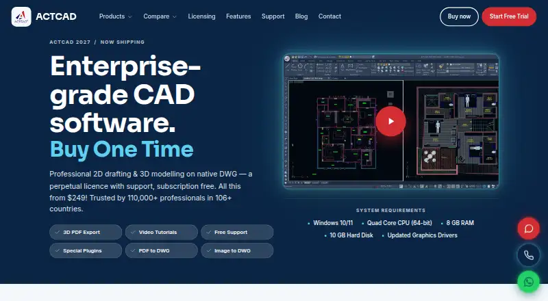 ACTCAD's own site