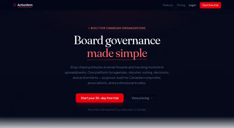 ActionItem's own site
