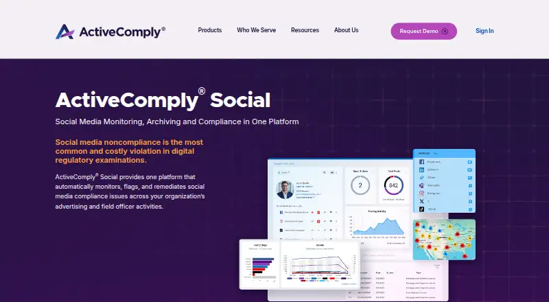 ActiveComply Social's own site