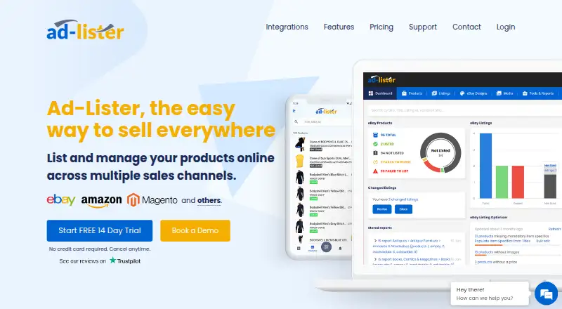 Ad-Lister's own site