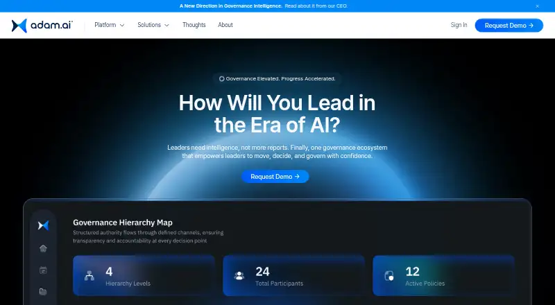 adam.ai's own site
