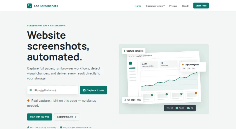 AddScreenshots's own site