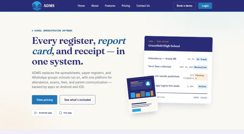 ADMS's own site