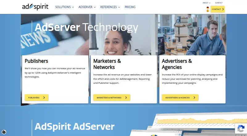 AdSpirit's own site