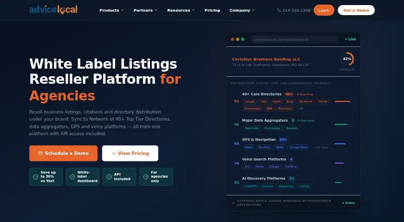 Advice Local's own site