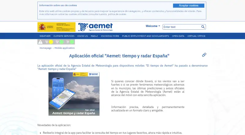 AEMET Weather's own site
