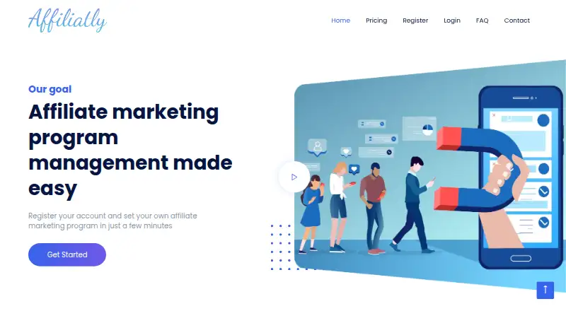 Affiliatly's own site