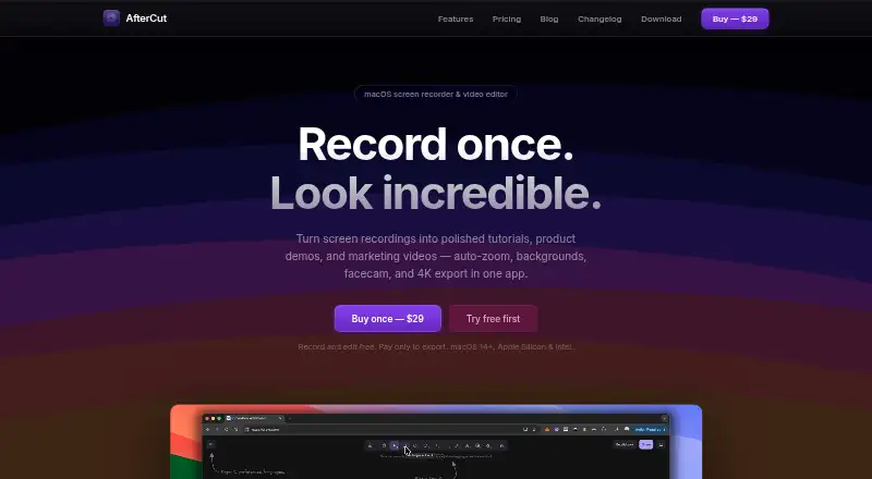 AfterCut's own site