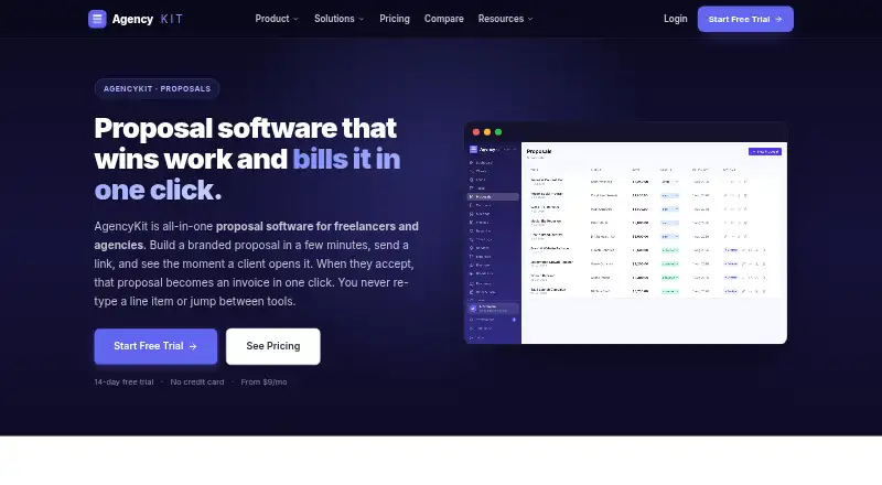 AgencyKit Proposals's own site