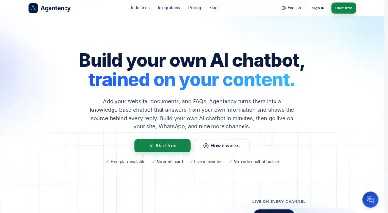 Agentency's own site