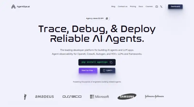 AgentOps's own site