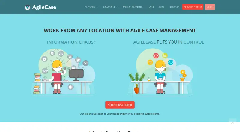 AgileCase's own site
