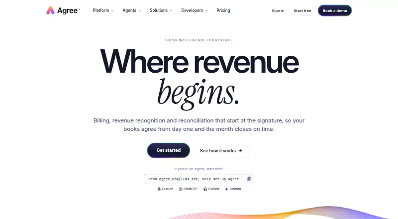 Agree.com's own site