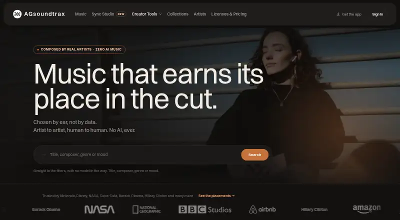 AGsoundtrax's own site
