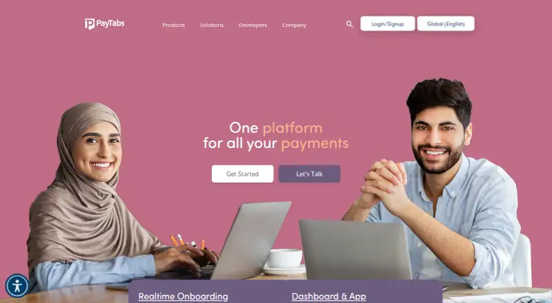 PayTabs Payment Links's own site