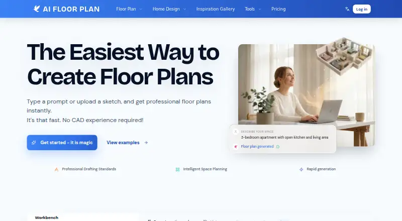 AI Floor Plan's own site