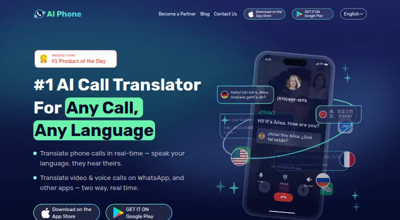AI Phone's own site