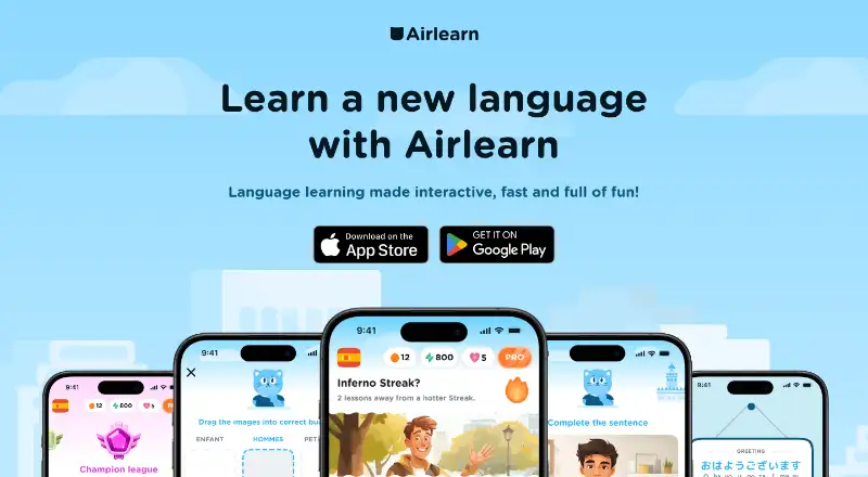 Airlearn's own site
