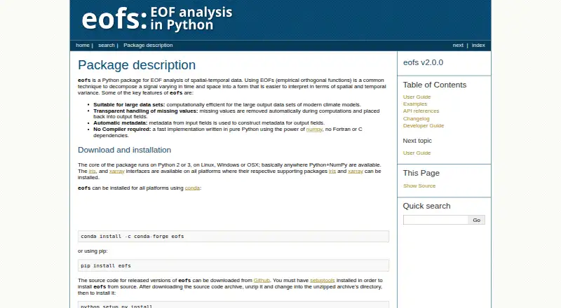 eofs's own site